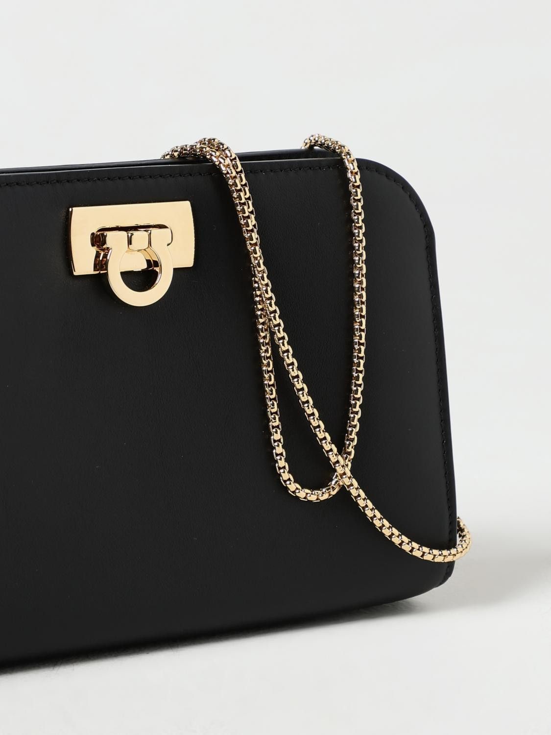 Salvatore Ferragamo o1s1rm0526 Size : OS / Shoulder Bag in Black Size ONE SIZE - 4 Thumbnail