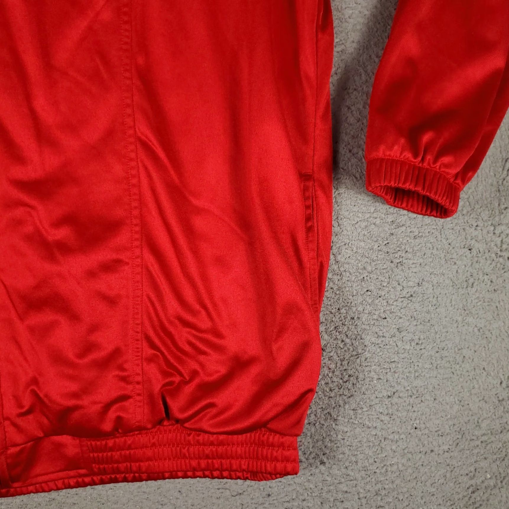 Nike Nike Jacket Mens 2XL Red Vintage Full Zip Track Jacket Sweatshirt Size US XXL / EU 58 / 5 - 4 Thumbnail