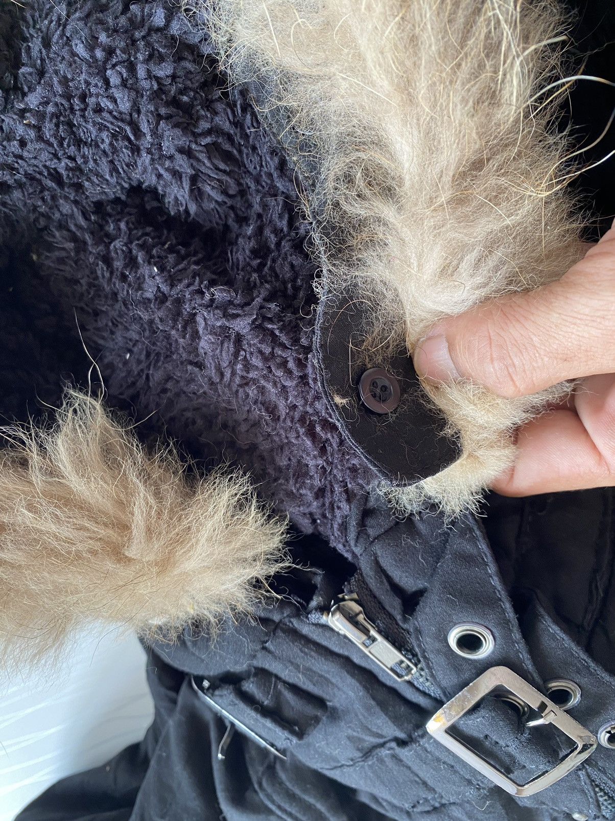 If Six Was Nine × Japanese Brand × Le Grande Bleu (L.G.B.) Japanese Cryx black Fur jacket Size US M / EU 48-50 / 2 - 12 Thumbnail
