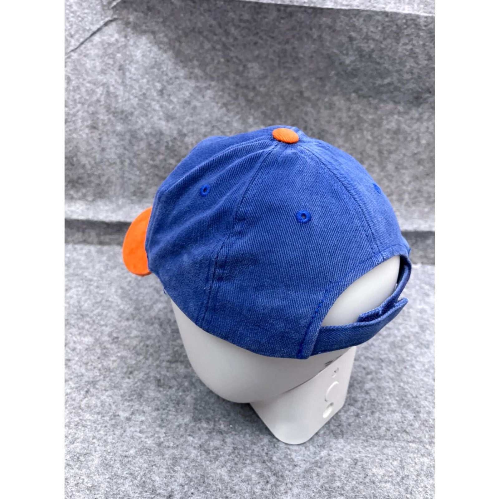 Vintage VINTAGE Allstate 400 at the Brickyard 2005 Hat Cap Strap Back Adult One Size Blue Orange Cotton Mens Size ONE SIZE - 5 Thumbnail