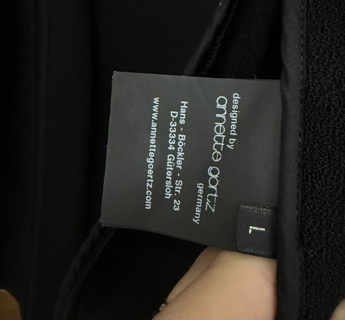 Annette Gortz Annette Gortz Avant Garde Black Coat Womens Size L Size L / US 10 / IT 46 - 8 Thumbnail