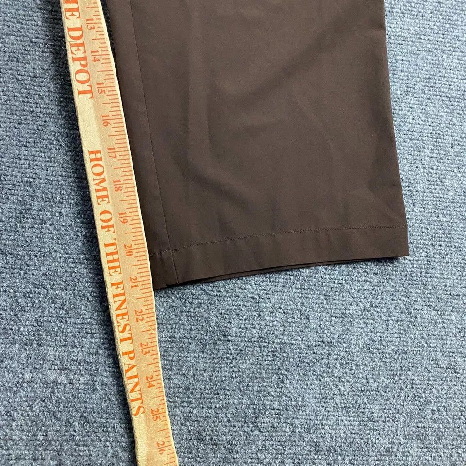 Chicos Weekends by Chico's Pants Women's Size 1 Brown Crop Cargo Size 32" / US 10 / IT 46 - 5 Thumbnail