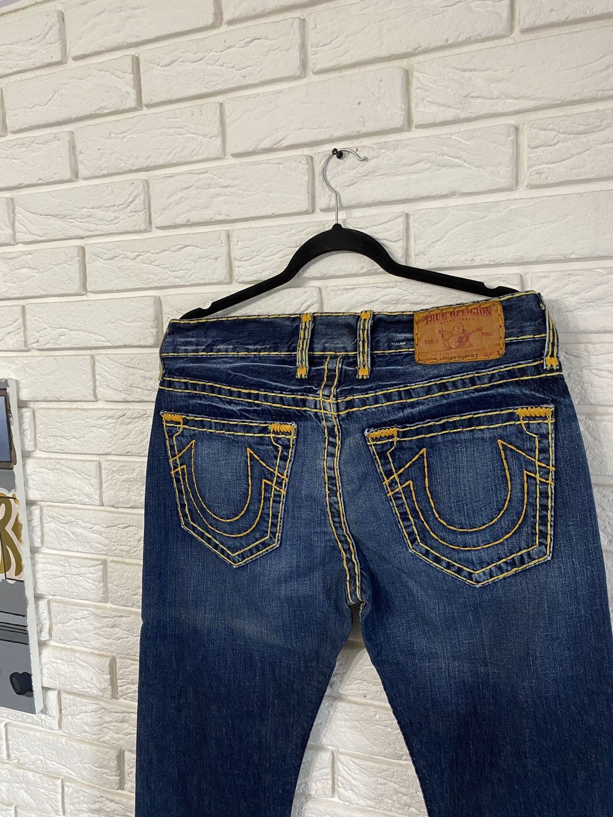 True Religion Vintage True Religion Jeans Yellow Stitch Made in Usa Size US 32 / EU 48 - 9 Thumbnail