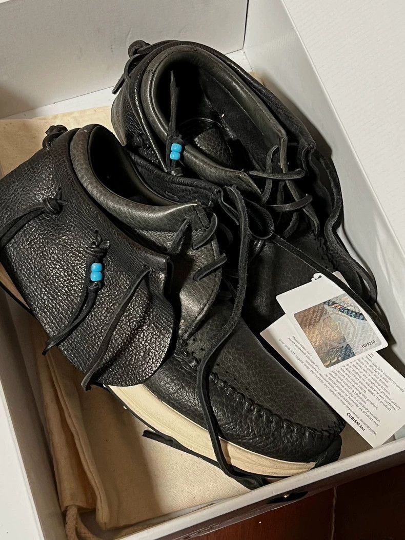 Visvim VisvimVisvim FBT Black Leather Kangaroo Shoes-2504 Size US 8 / EU 41 - 1 Thumbnail