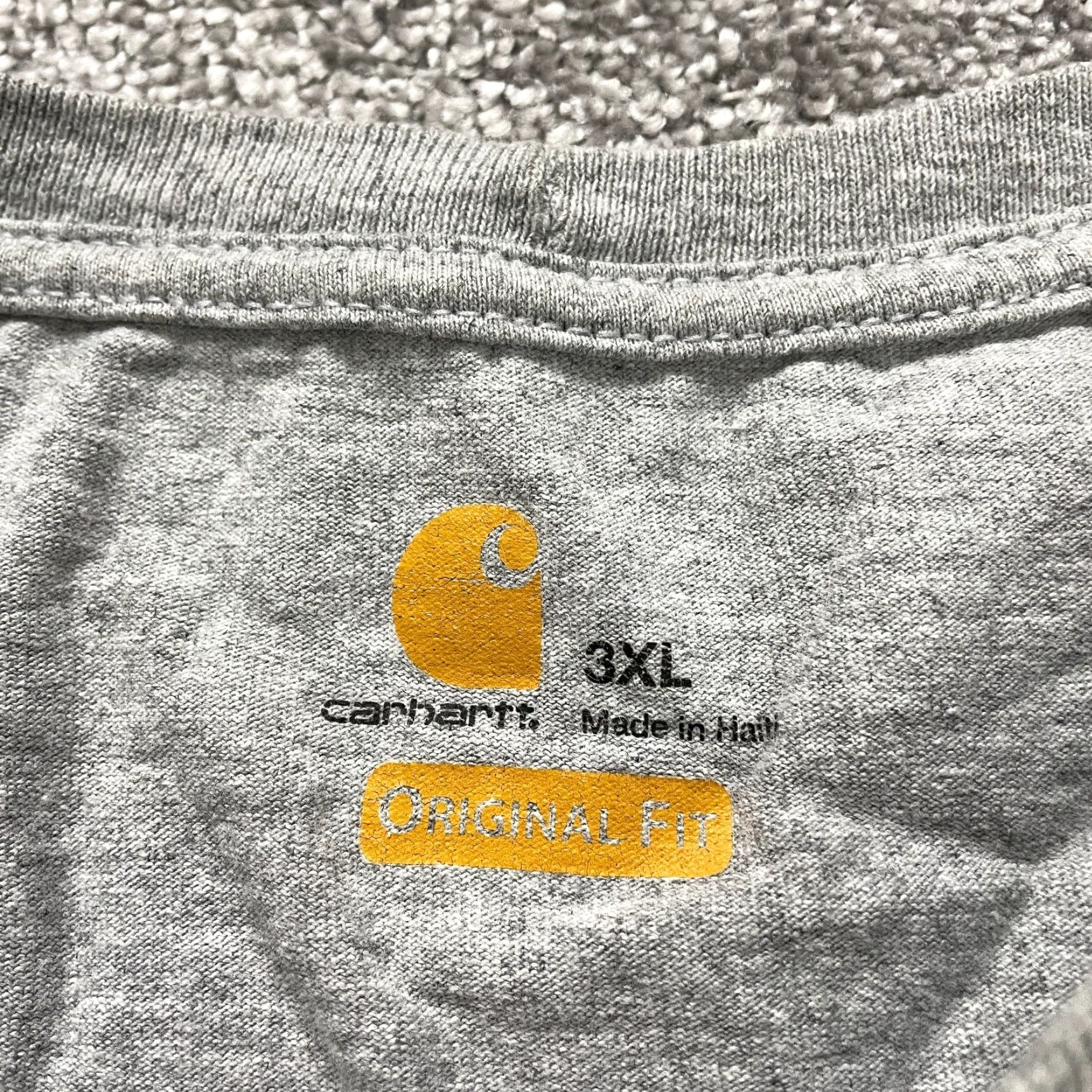 Carhartt Carhartt Shirt Original Fit T-Shirt 3XL Gray Crew Neck Short Sleeve Pocket Tee K87 Mens Size US XXL / EU 58 / 5 - 4 Thumbnail