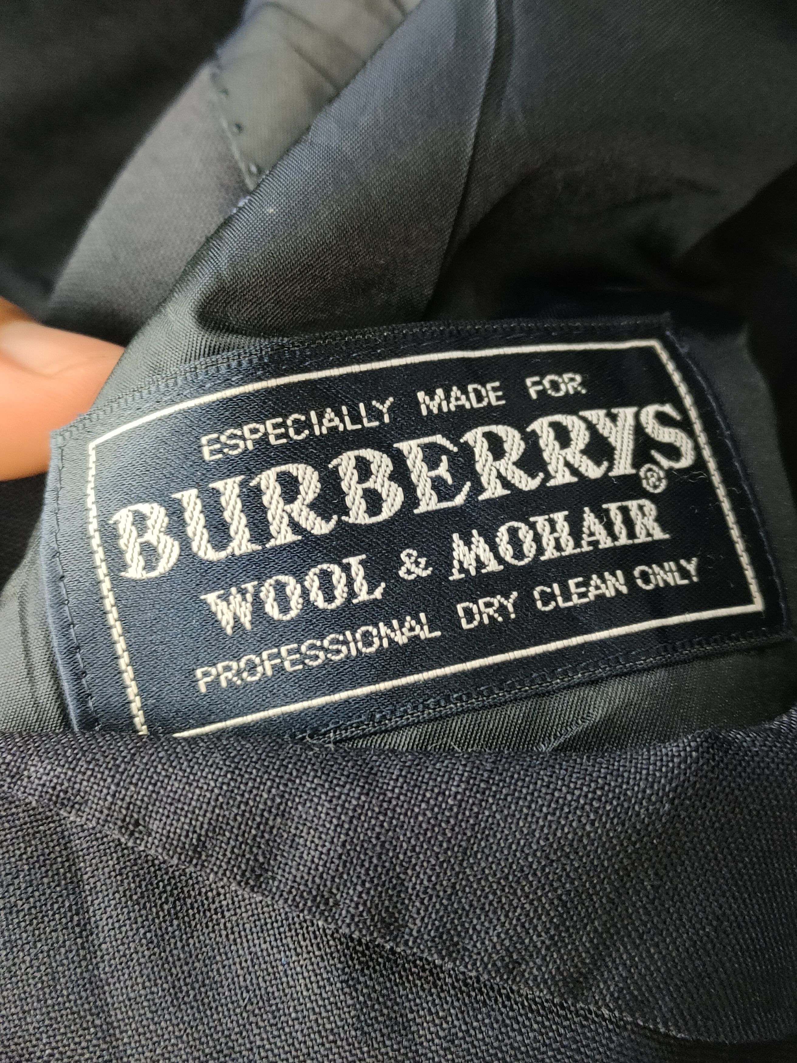 Burberry Burberrys London Wool & Mohair Blazer Jacket Size US L / EU 52-54 / 3 - 5 Thumbnail