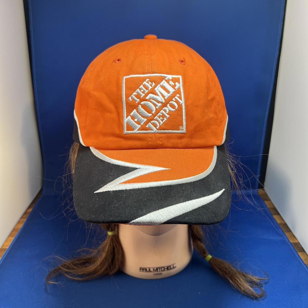 Designer The Home Depot Orange Cap with Gray Accents - NASCAR Racing Size ONE SIZE - 1 Thumbnail