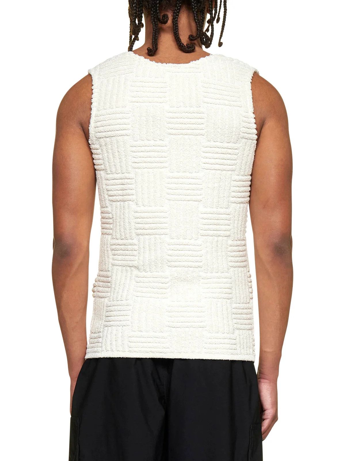 Bottega Veneta BOTTEGA VENETA green Terry cloth towelling tank top t-shirt Size US M / EU 48-50 / 2 - 5 Thumbnail