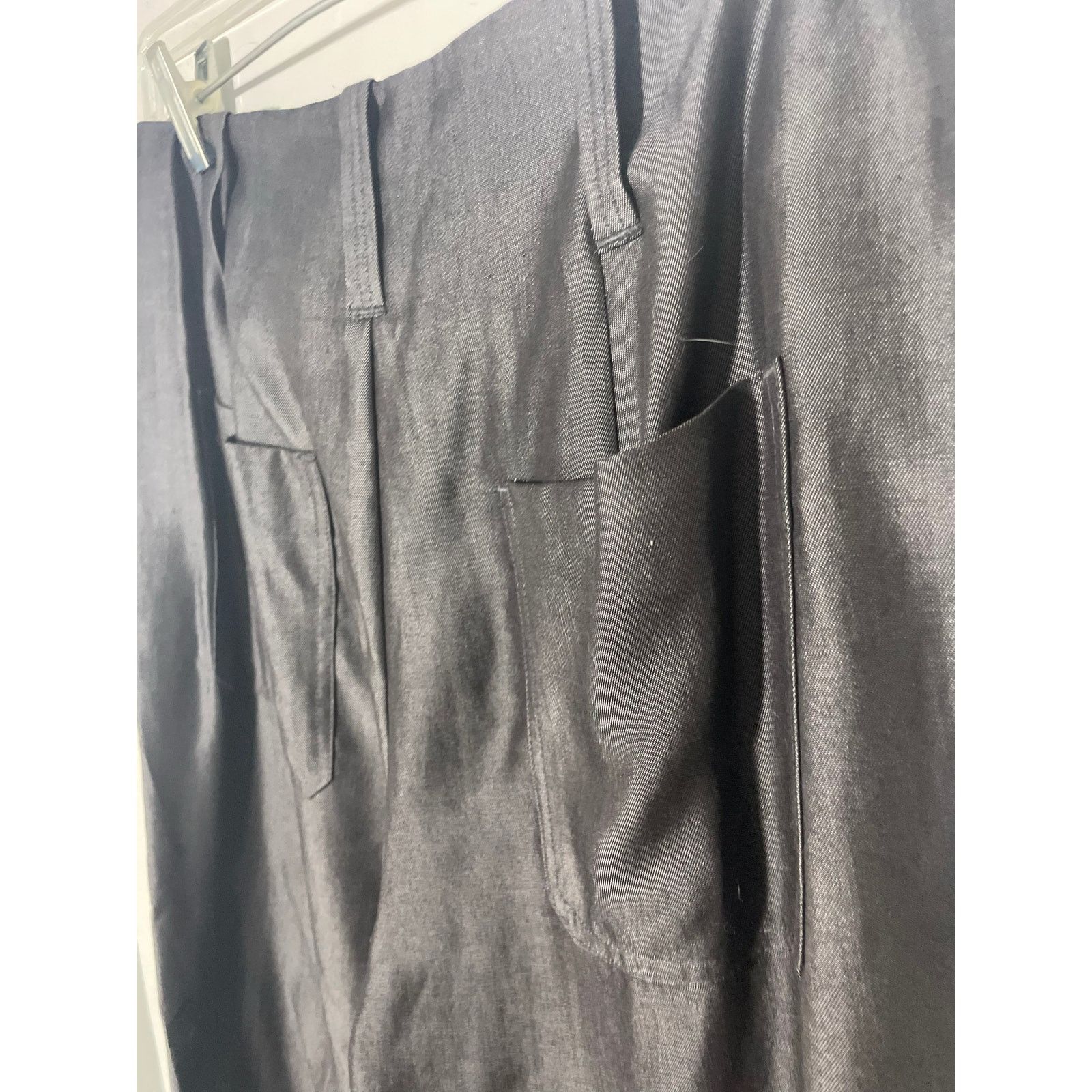 Other NWT Kaari Blue Lagenlook Office Relaxed Fit Gray Slacks Size 27" / US 4 / IT 40 - 5 Thumbnail