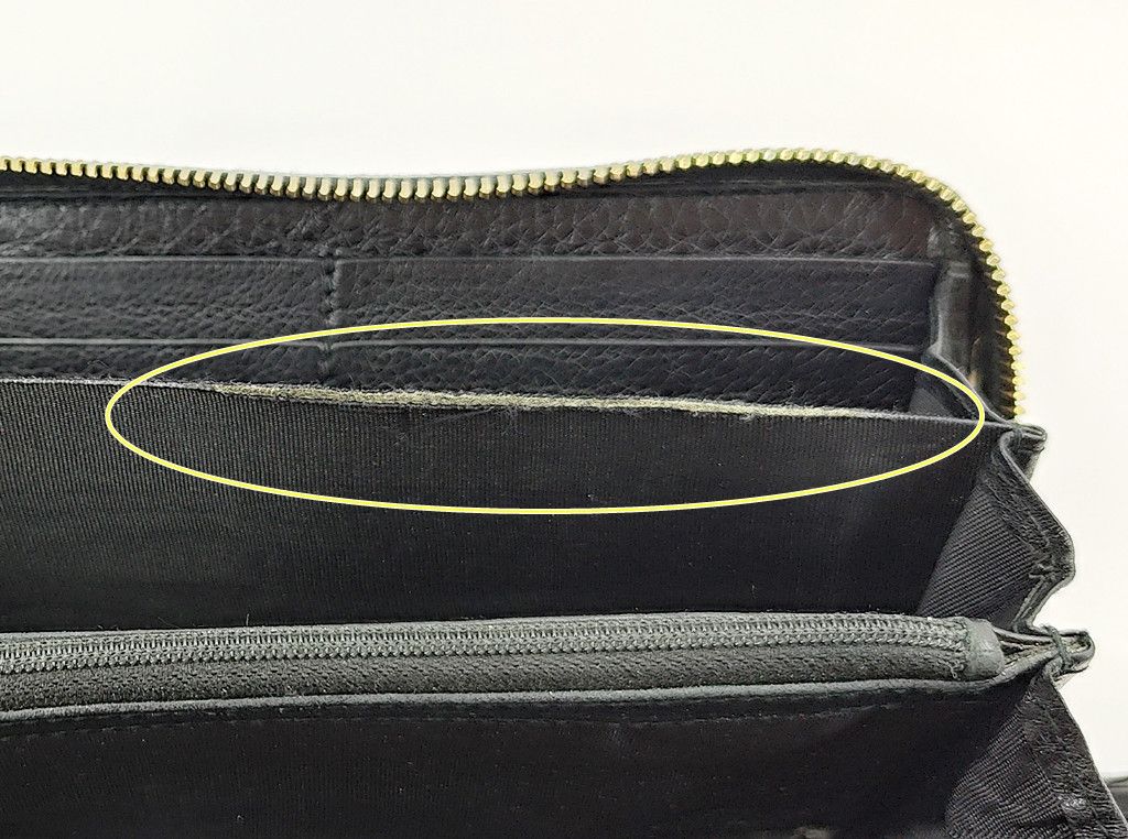 Gucci original GUCCI soho GG full leather zipper fringe wallet Size ONE SIZE - 9 Thumbnail