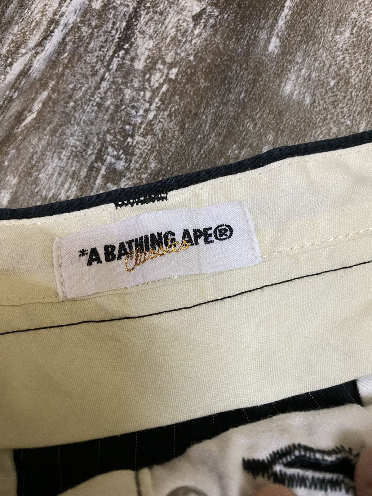Bape A bathing Ape - Striped Chino Shorts Size US 33 - 4 Thumbnail