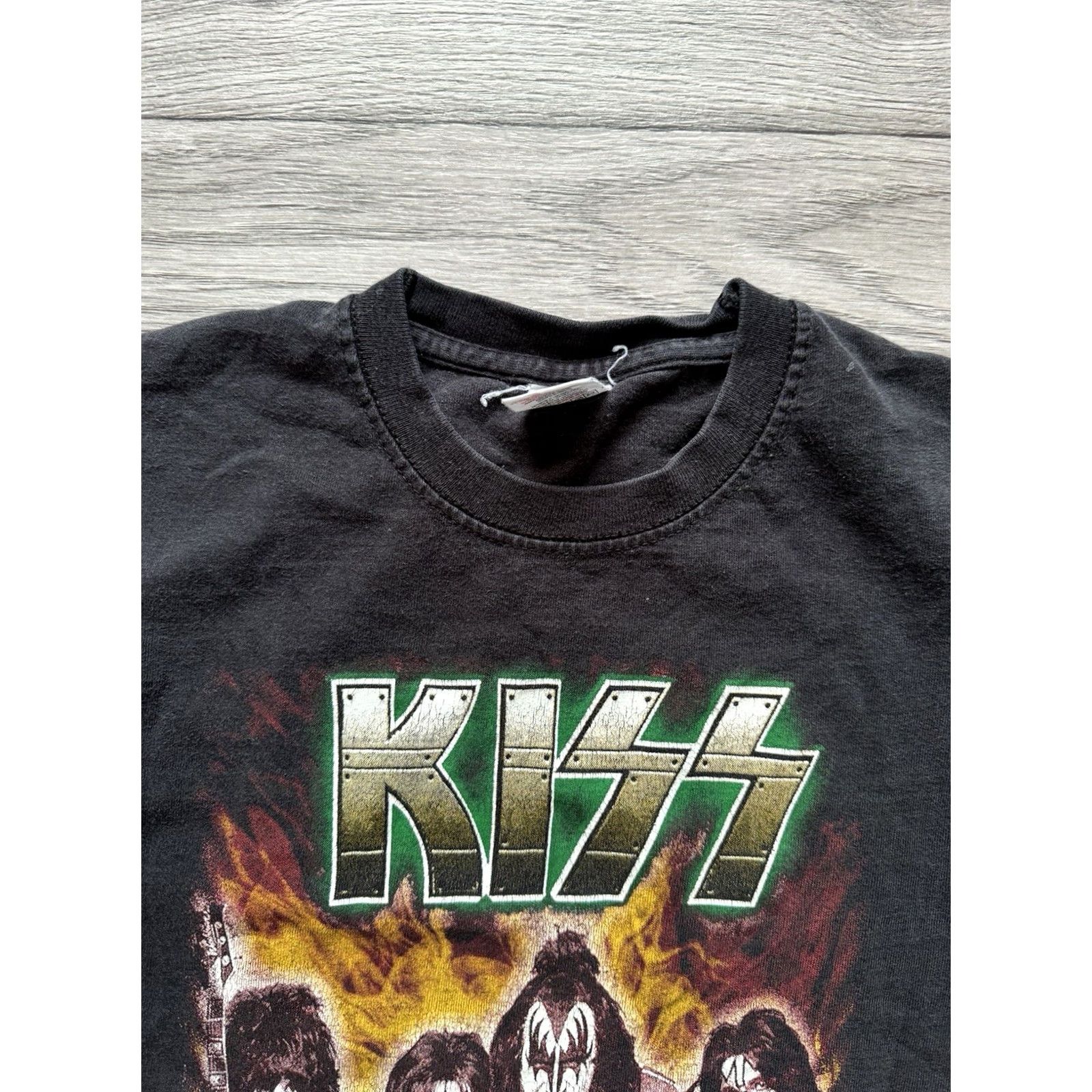 Fruit Of The Loom Kiss Alive 35 Band T-shirt S Small Rock Tee Mens Short Sleeve Black Rock Music Band Theme 80s 90s Vintage? Size US S / EU 44-46 / 1 - 5 Thumbnail