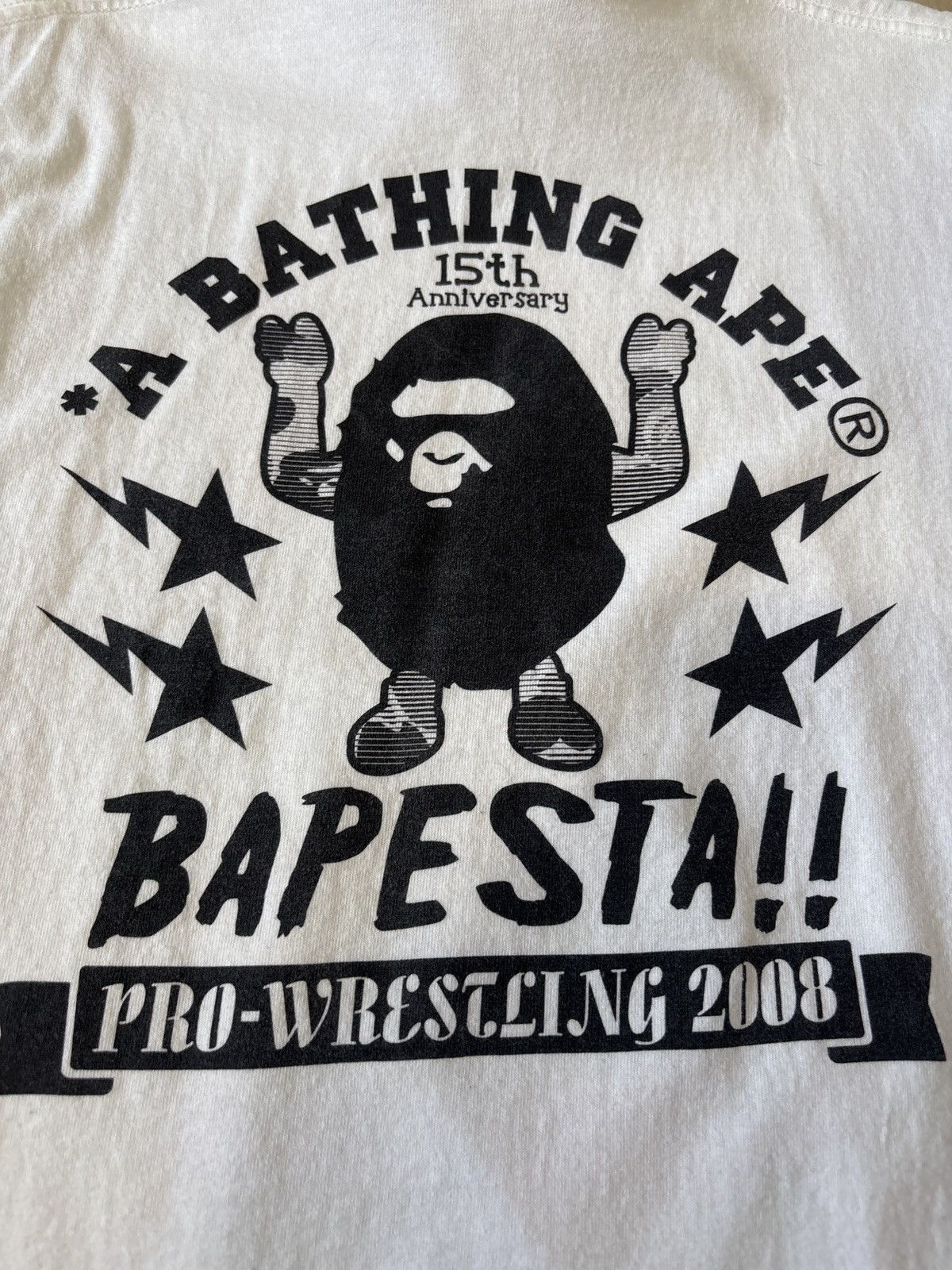 Bape 15th ANIV bapesta wrestling tee 2008 nigo Size US M / EU 48-50 / 2 - 7 Thumbnail