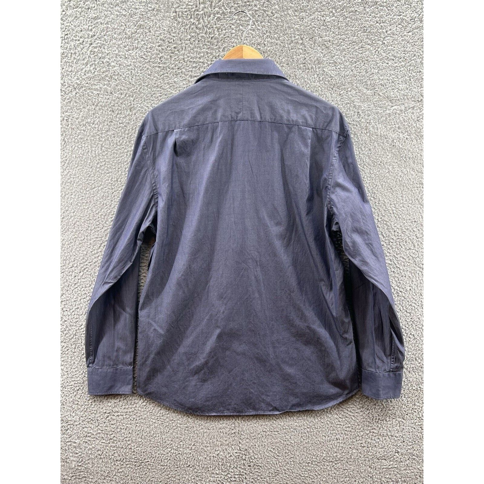 Todd Snyder Todd Snyder Dress Shirt 16 32/33 Gray Button Up Long Sleeve Size US XL / EU 56 / 4 - 2 Thumbnail