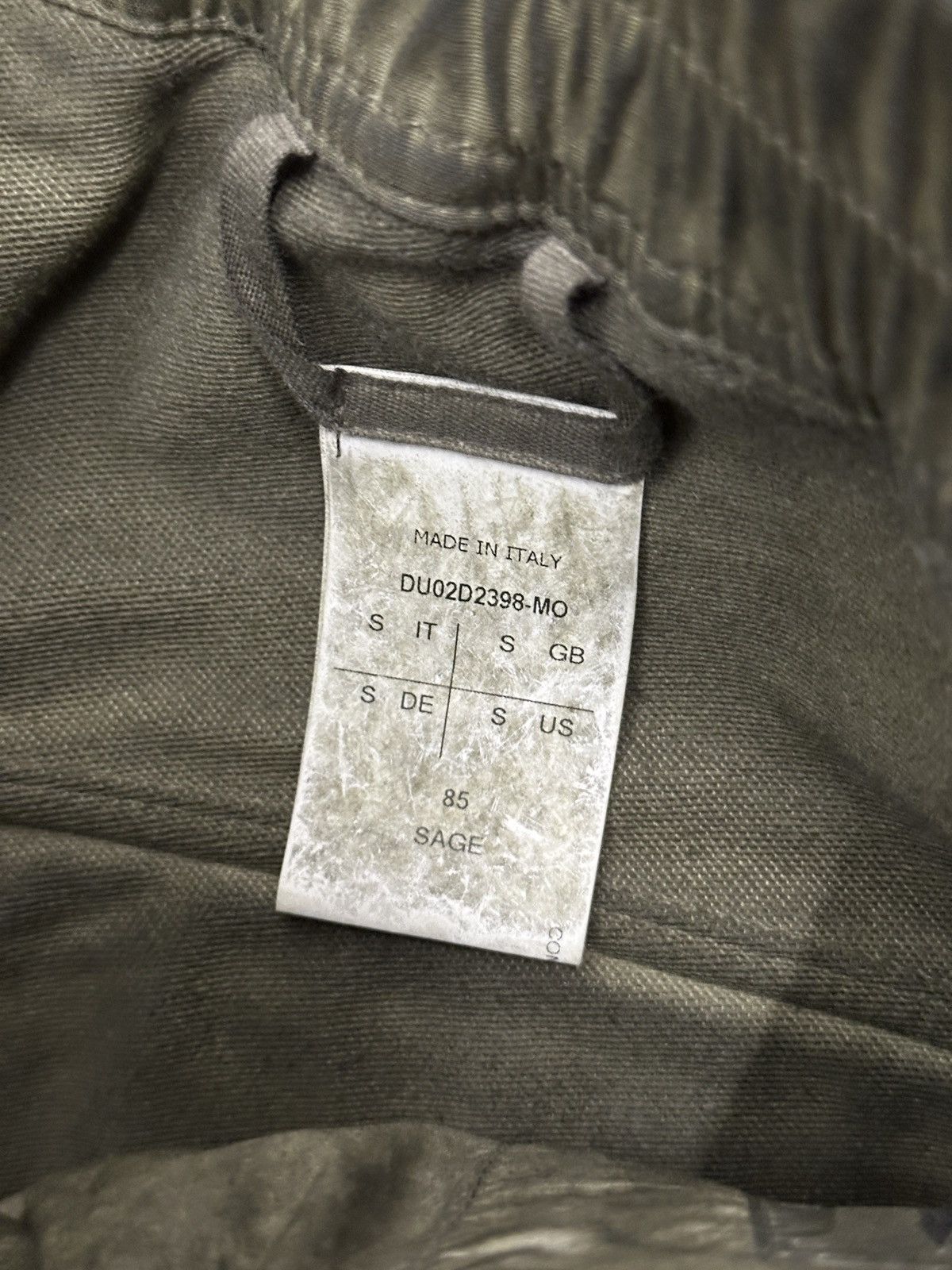Rick Owens Drkshdw 1/1 Sample Rick Owens FW24 Double Cargo Bela Size US 31 - 5 Thumbnail