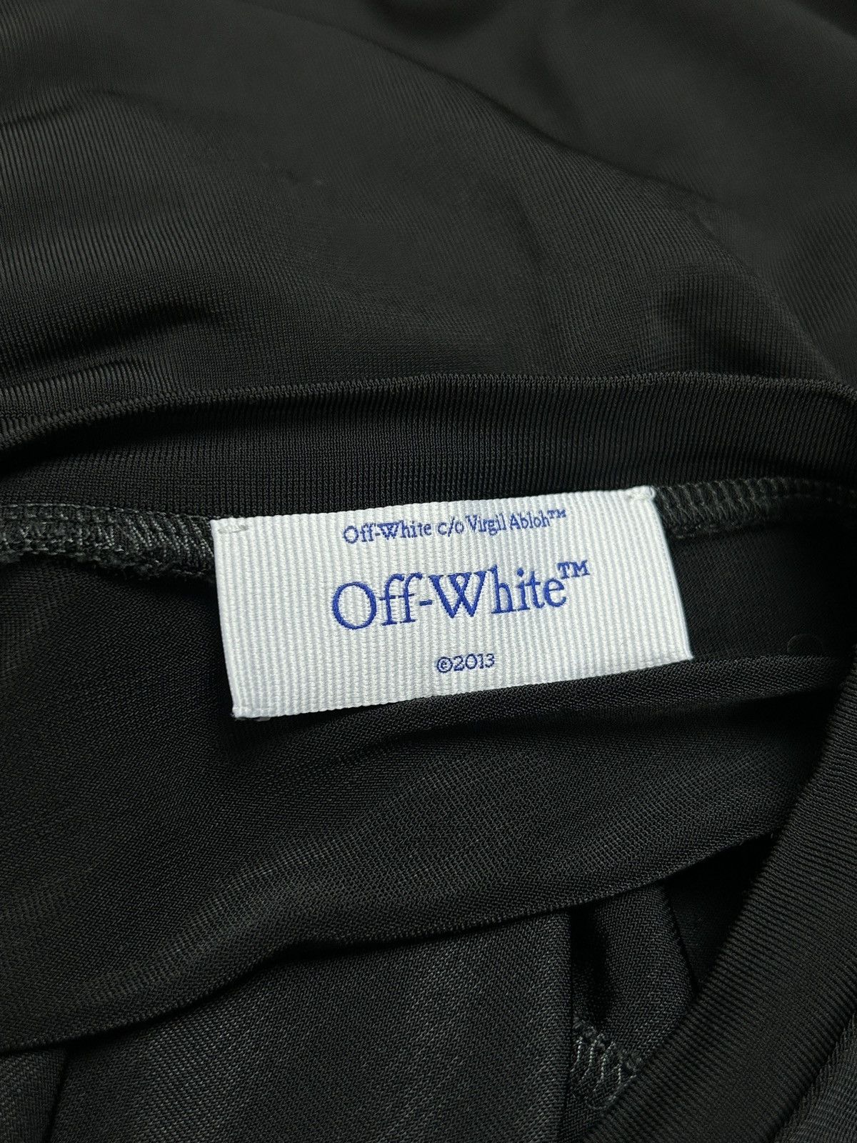 Off-White Off-White Off Stamp Stretch Jersey Top Long Sleeve IT 40 Size M / US 6-8 / IT 42-44 - 7 Thumbnail