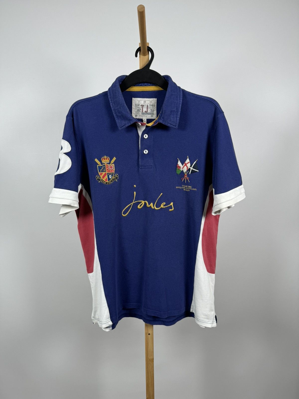 Vintage Vintage Tom Joule Great Britain Team 3 Ralph style Polo Size US XL / EU 56 / 4 - 1 Thumbnail