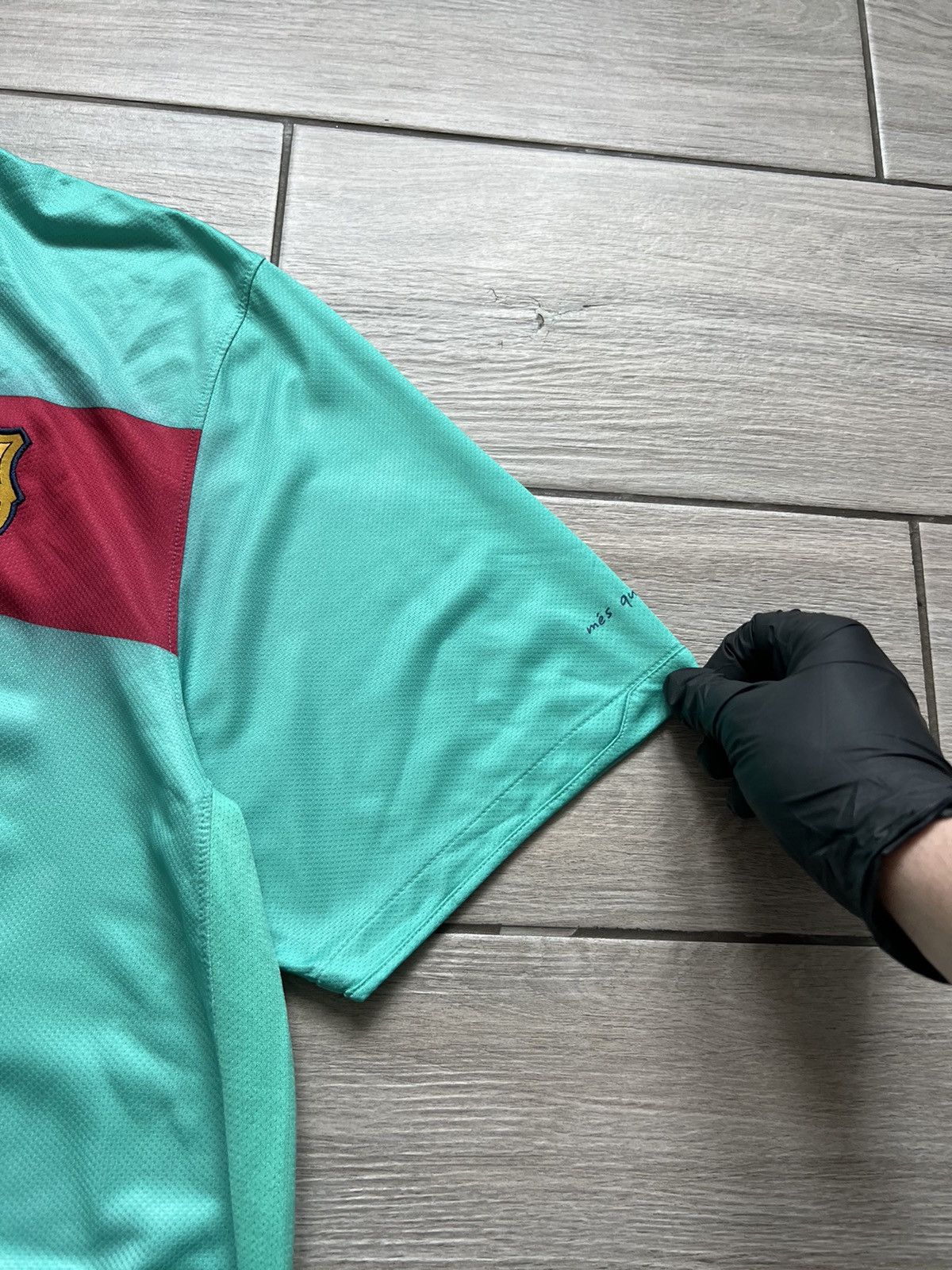 Other Vintage Nike Barcelona Soccer Jersey Away Mint Rare Size US XL / EU 56 / 4 - 5 Thumbnail
