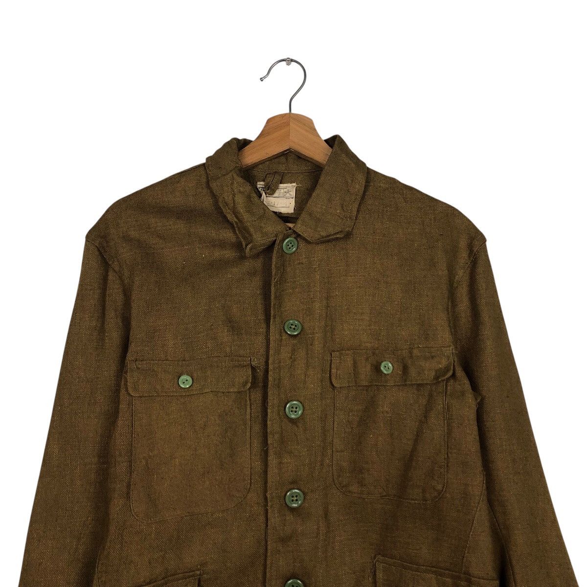 Vintage 📌Vintage Chore Military Worker Jacket Cargo Multi Pockets Size US M / EU 48-50 / 2 - 4 Thumbnail