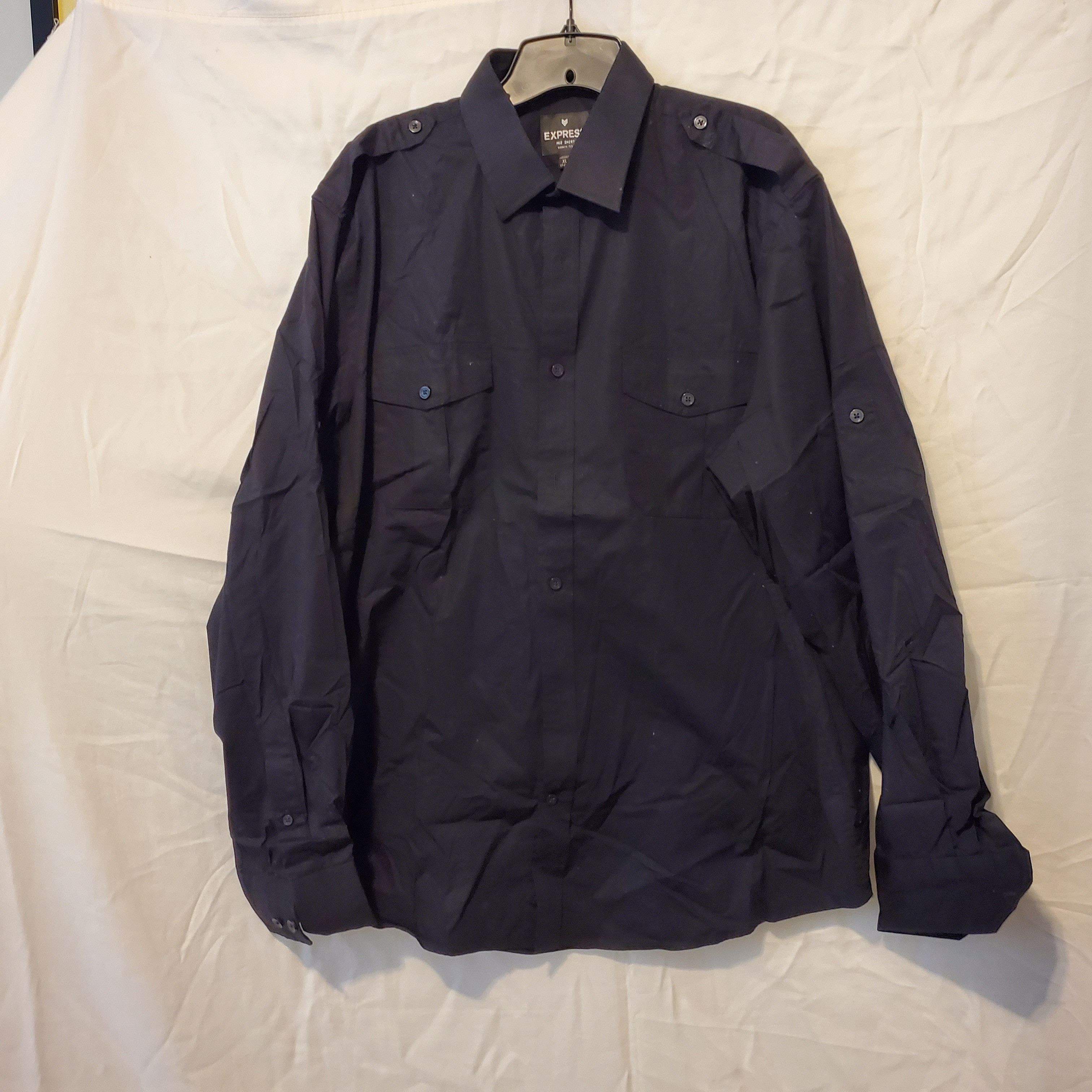 Express Express Men's XL Modern-Fit Button shirt Size US XL / EU 56 / 4 - 1 Thumbnail