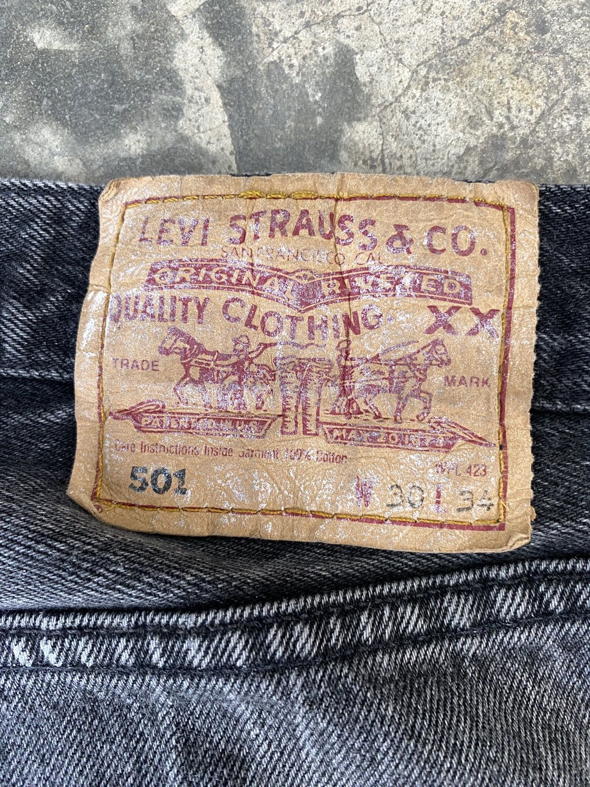 Levi's Vintage🔥Levi’s 501 Over Design Creation By Kousuke Matsui Size US 28 / EU 44 - 21 Thumbnail