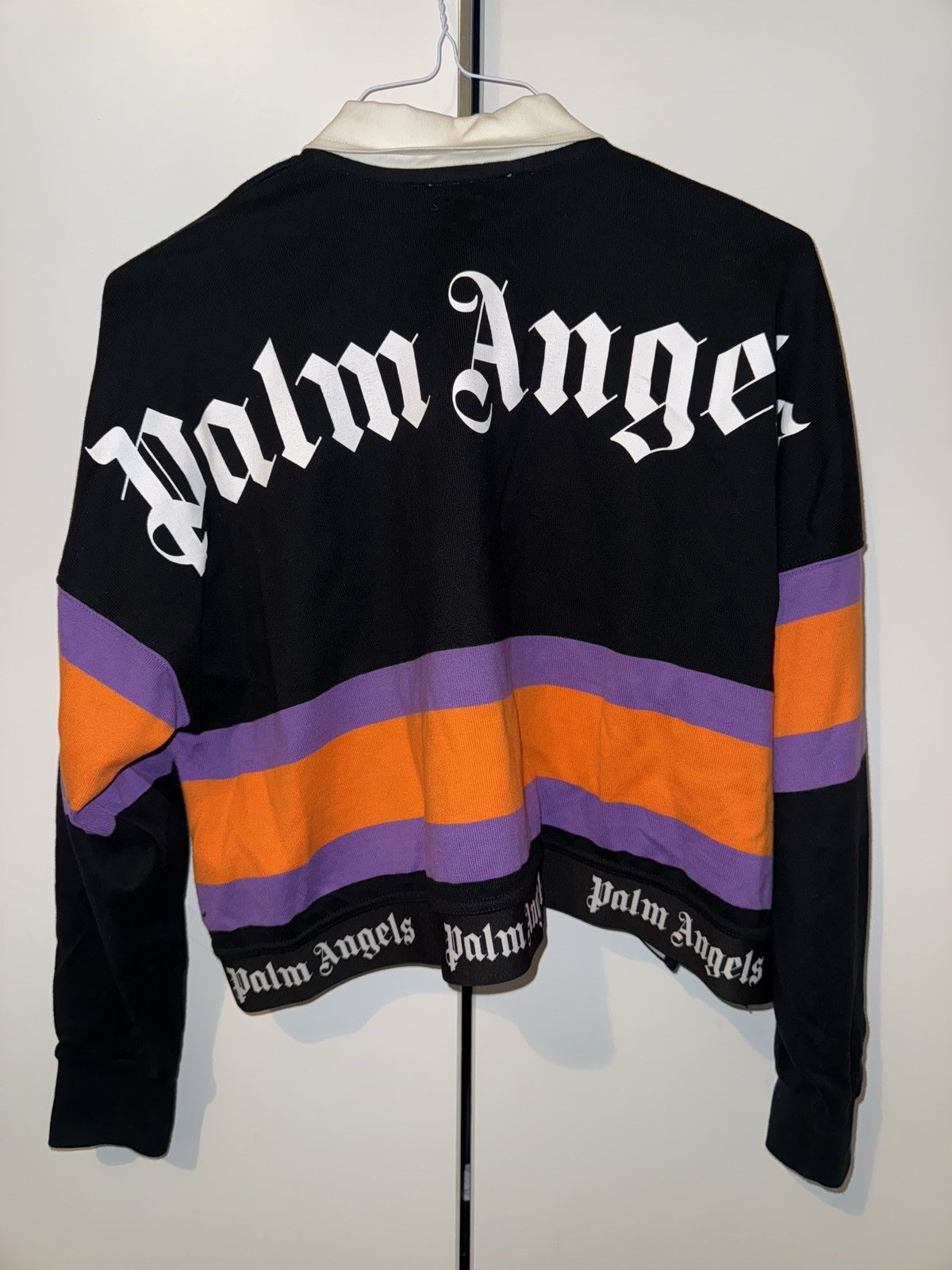 Palm Angels Palm Angels rugby style cropped polo Size S / US 4 / IT 40 - 3 Thumbnail