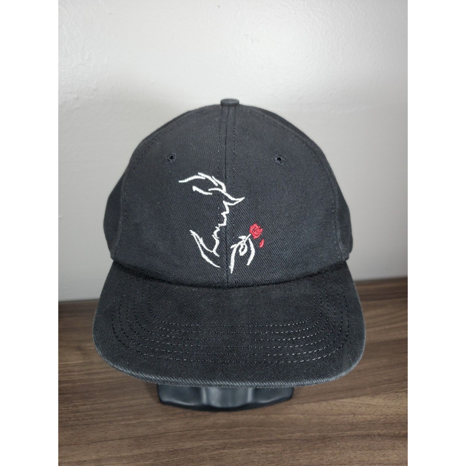 Disney × Vintage Beauty And Beast Broadway Musical Hat Cap Black Disney Adult Size ONE SIZE - 2 Thumbnail