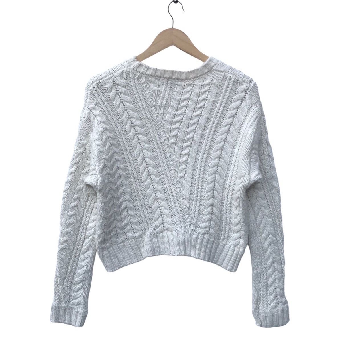 NANO universe Nano Universe Cropped Acrylic Knitwear Pullover Size M / US 6-8 / IT 42-44 - 5 Thumbnail