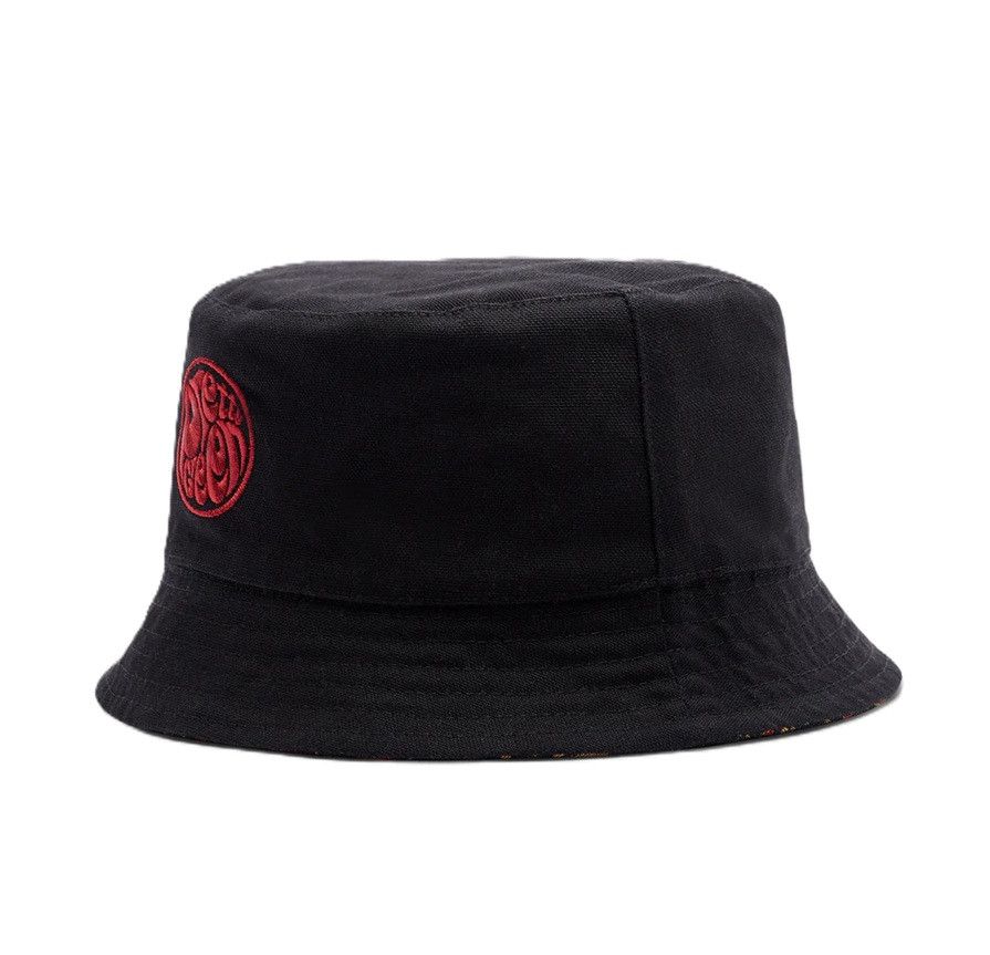 Pretty Green Pretty Green Parthian Reversible Black Bucket Hat Size ONE SIZE - 4 Thumbnail