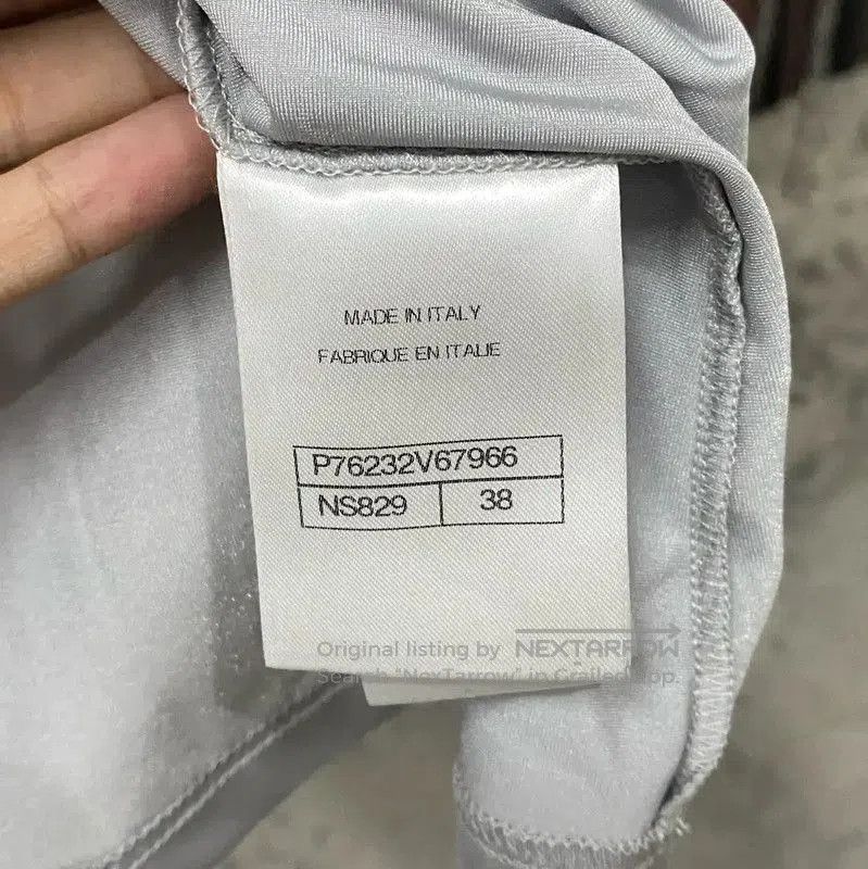 Chanel Chanel Gray Cotton T-Shirt for Women . Size XXS / US 00 / IT 34 - 7 Thumbnail