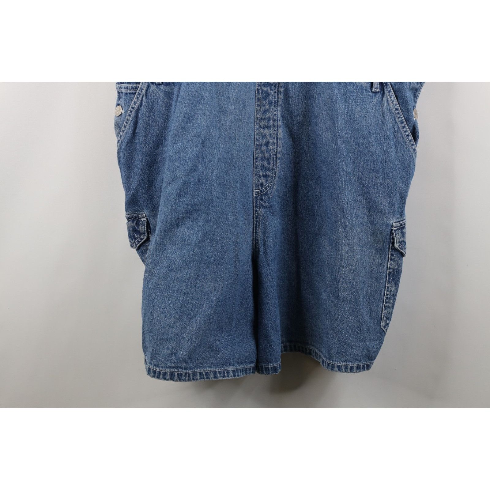 Disney Vintage 90s Disney Winnie the Pooh Denim Jean Shortalls Size 34" / US 12 / IT 48 - 4 Thumbnail
