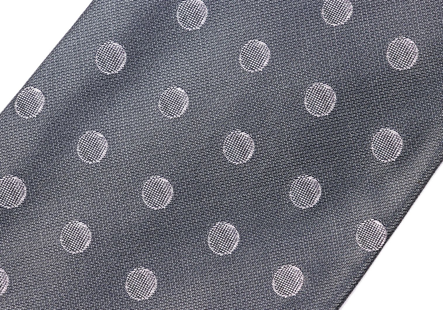 Armani Collezioni Dot Jacquard Silk Tie in Light Purple Size ONE SIZE - 5 Thumbnail