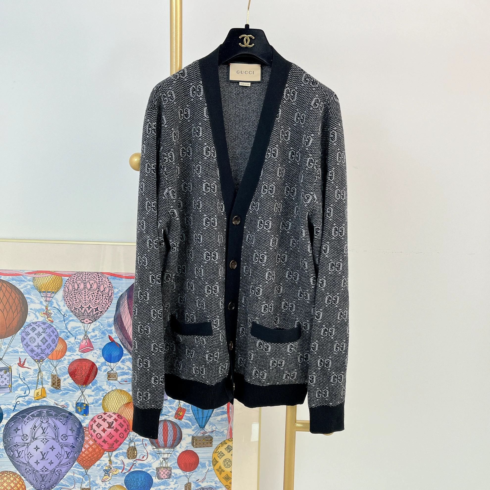 Gucci Gucci Wool Double G Knit Cardigan Large Size US L / EU 52-54 / 3 - 1 Thumbnail