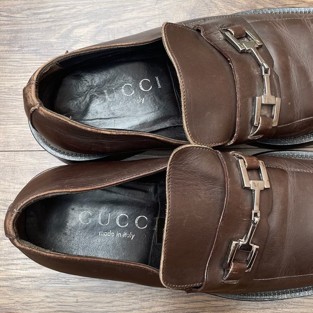 Gucci Vintage Brown Gucci Loafer EU40.5 US7.5 Size US 7.5 / EU 40-41 - 7 Thumbnail