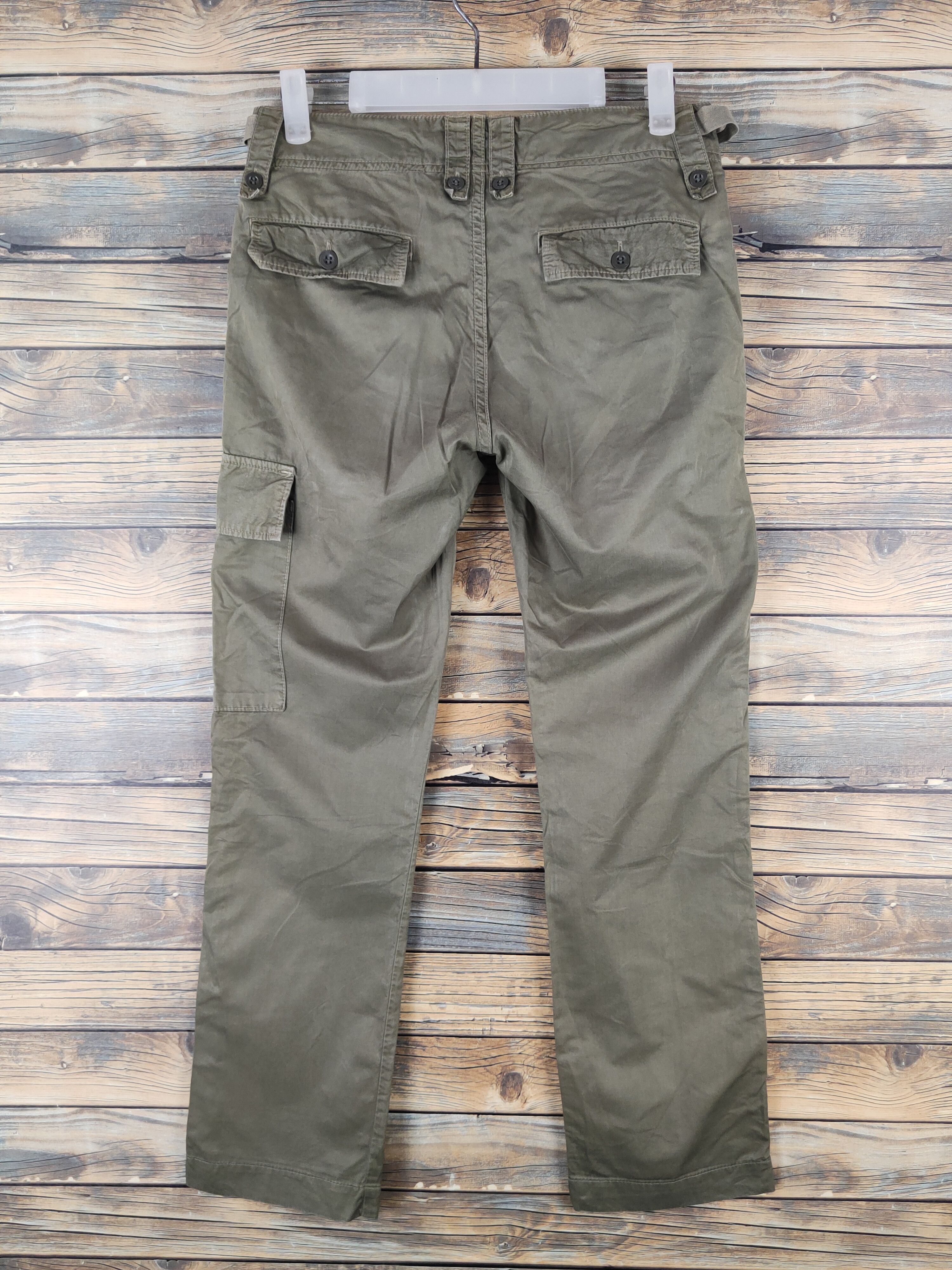 Tomorrowland DL Macphee Tomorrow Land Olive Multipocket Cargo Pants #2379 Size 26" / US 2 / IT 38 - 7 Thumbnail