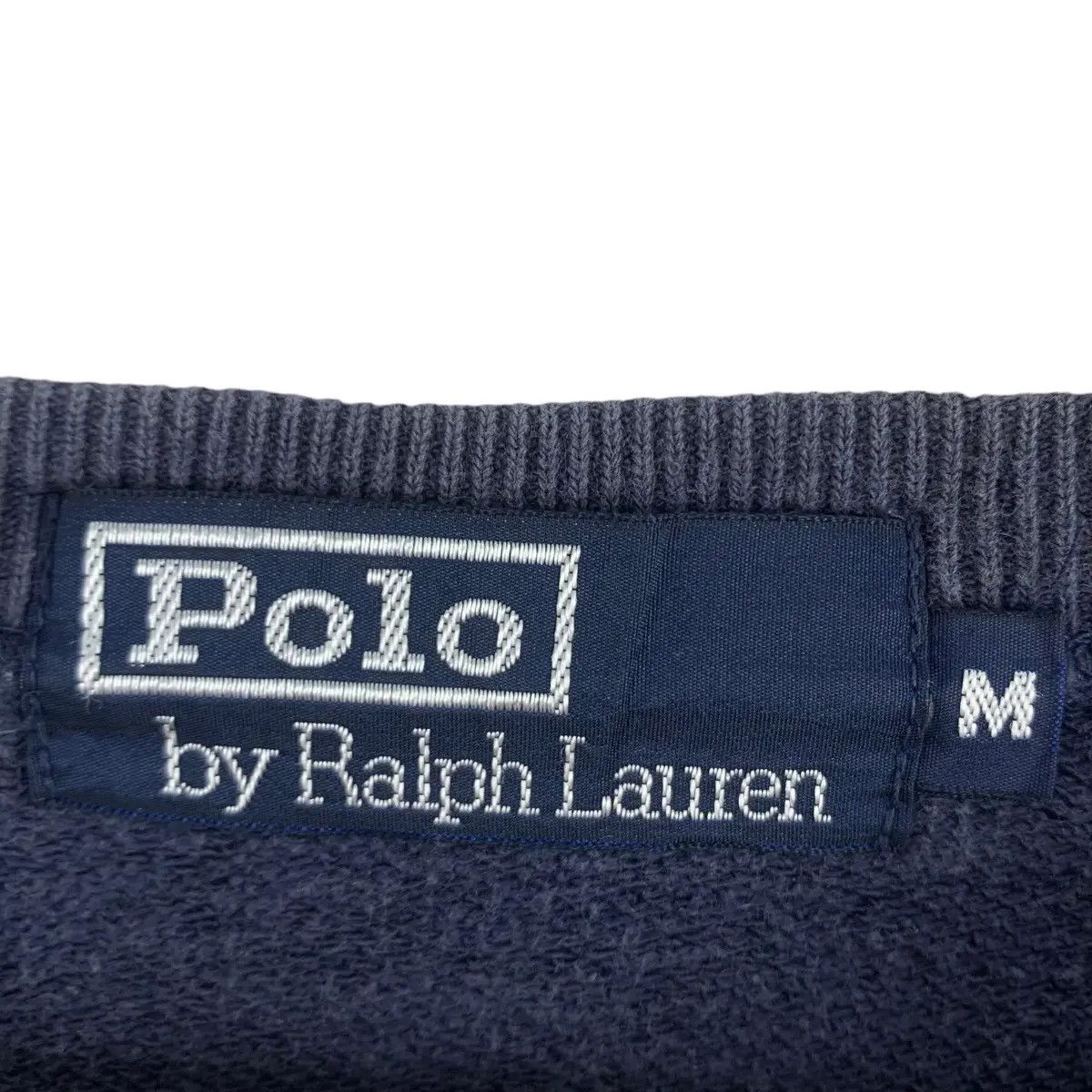 Polo Ralph Lauren Vtg 90’ POLO RALPH LAUREN Small Pony Distress Sweatshirt Size M / US 6-8 / IT 42-44 - 7 Thumbnail