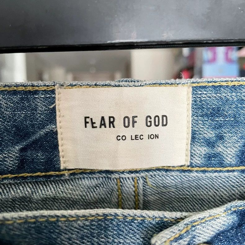Fear of God Fear of God The main line destroys the blue bull streamer Size US 33 - 4 Thumbnail