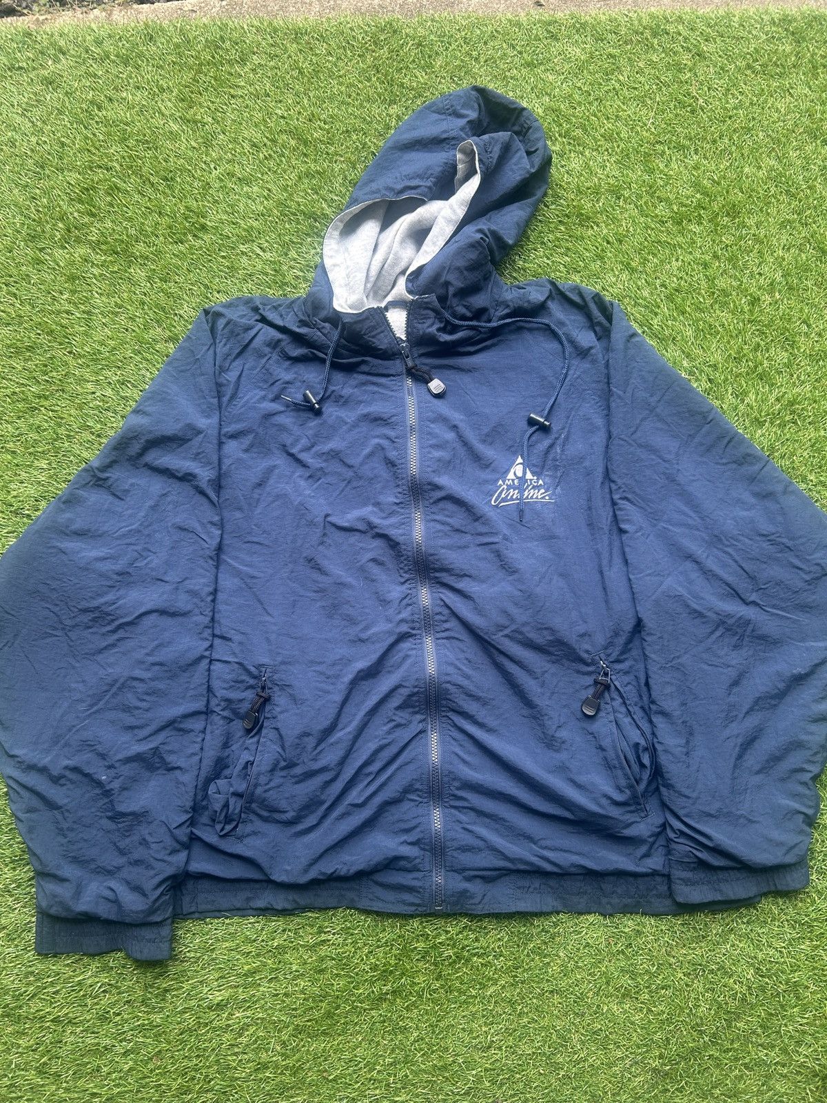 Vintage Vintage90’s America Online Windbreaker Jacket Size US L / EU 52-54 / 3 - 1 Thumbnail