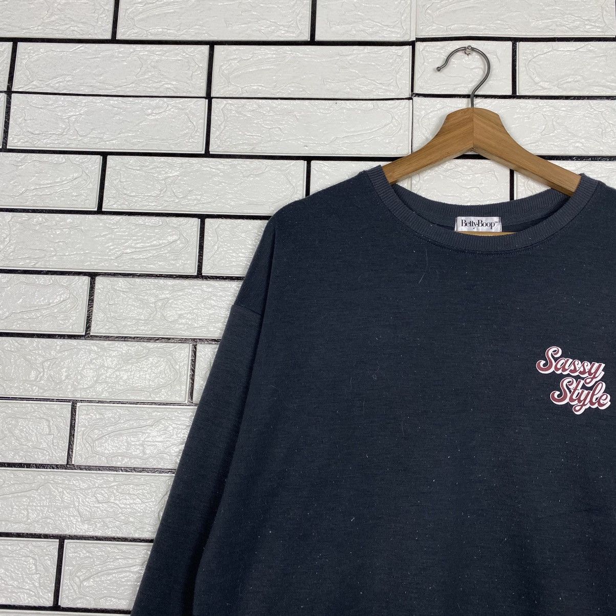 Japanese Brand Vintage Sweatshirt Betty Boop Big Logo Size US M / EU 48-50 / 2 - 8 Thumbnail