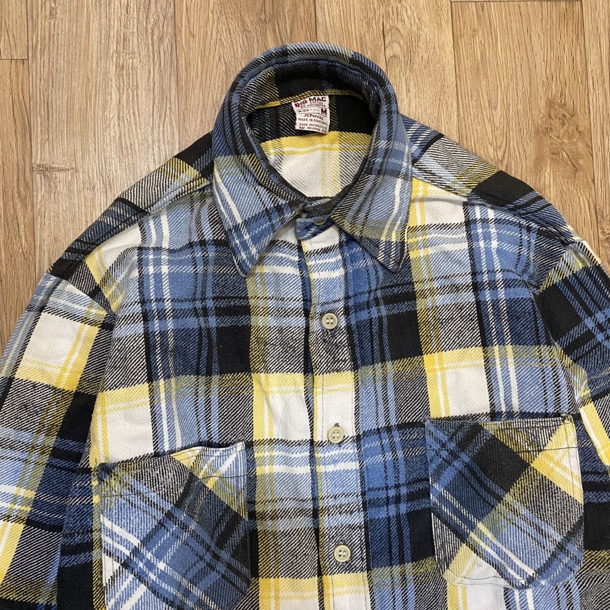 Big Mac 90s Big Mac Jc Penney Plaid Flannel Button Up Shirt Size US L / EU 52-54 / 3 - 7 Thumbnail