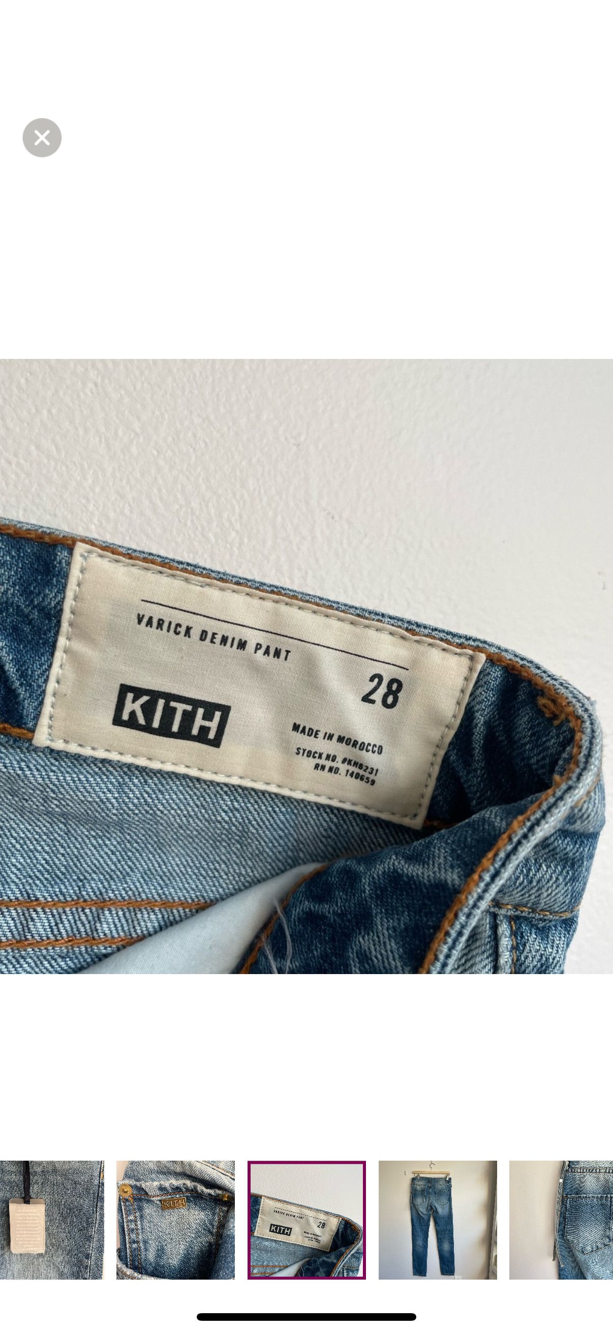 Kith Brand New Women’s Varick Denim Pant Size 28" / US 6 / IT 42 - 5 Thumbnail