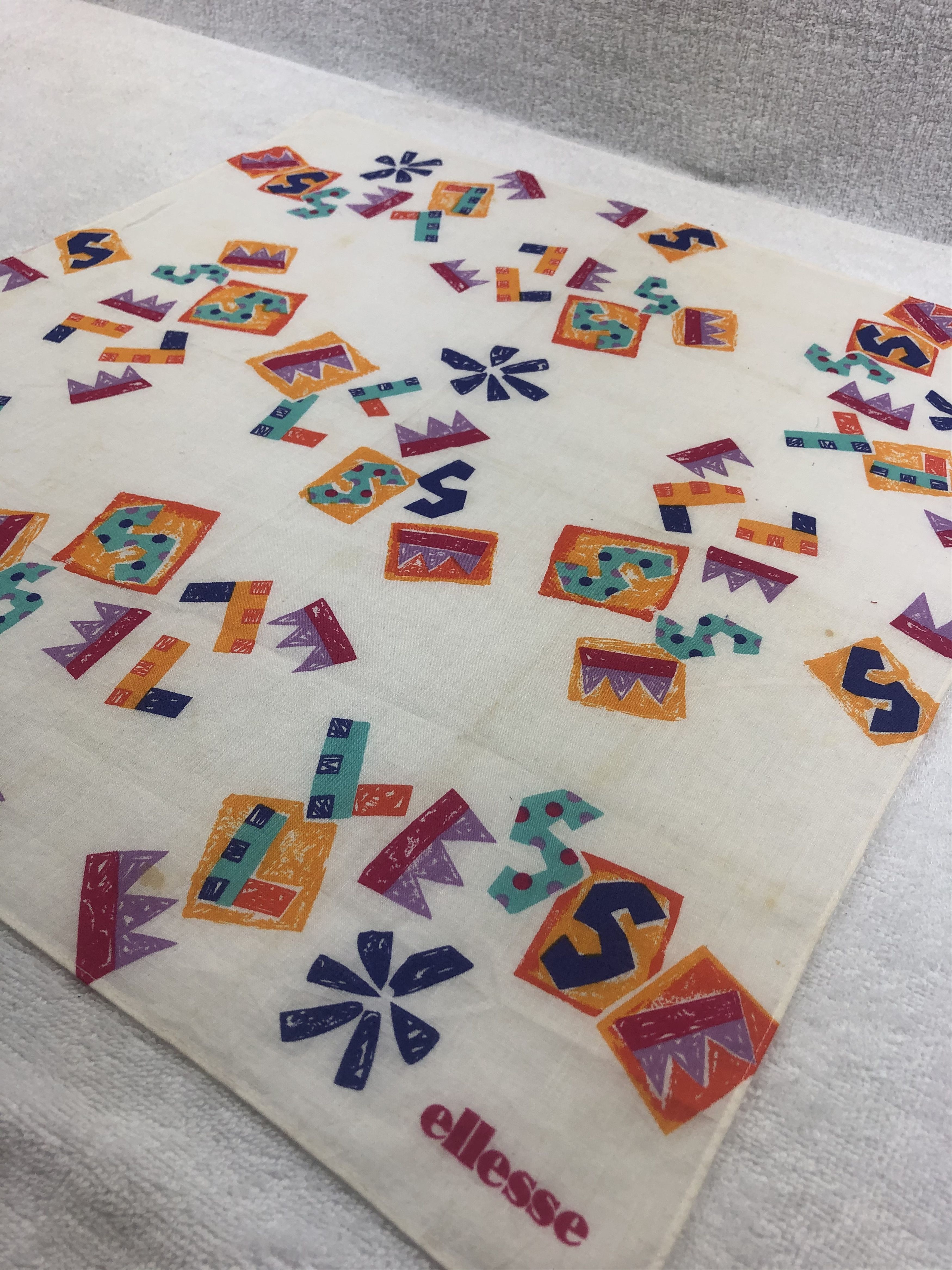 Ellesse × Vintage Ellesse Handkerchief / Bandana / Neckerchief Size ONE SIZE - 3 Thumbnail