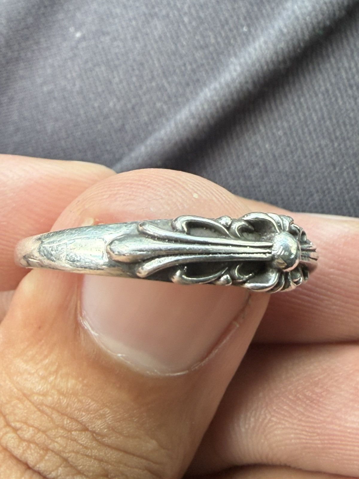 Chrome Hearts Chrome Hearts Baby Floral Ring Size ONE SIZE - 3 Thumbnail
