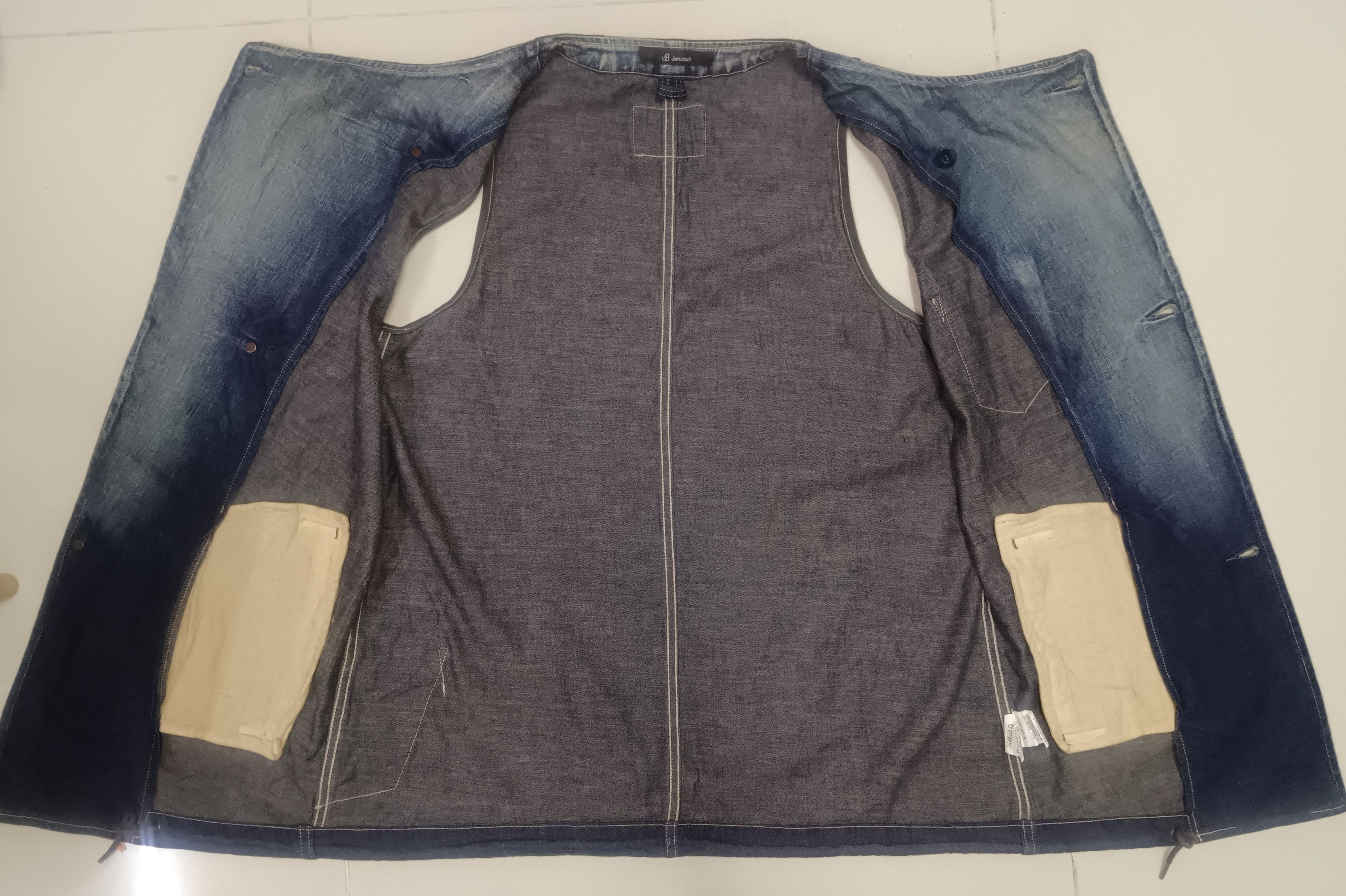 Johnbull John Bull Distressed vest Size US L / EU 52-54 / 3 - 6 Thumbnail