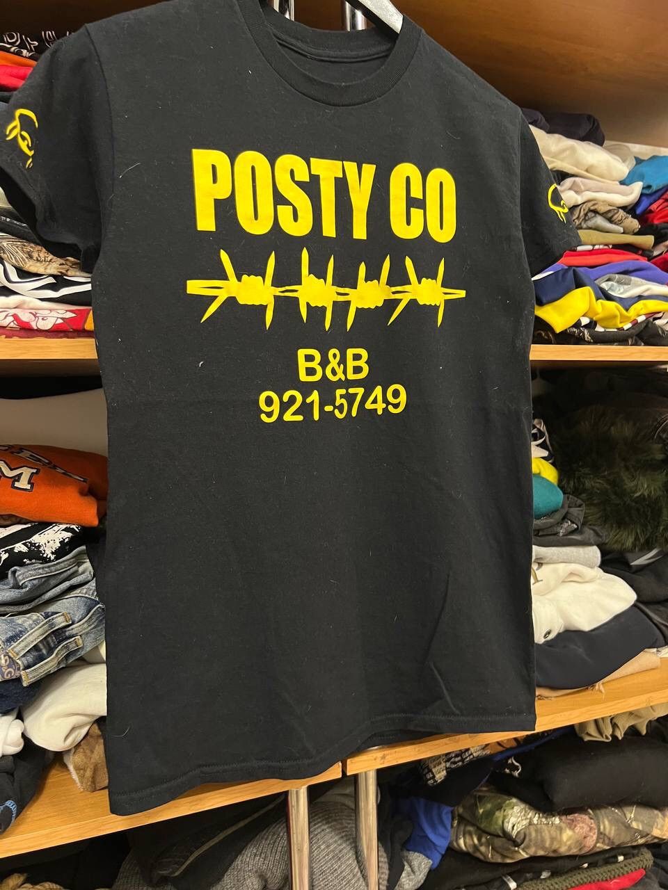Vintage Posty Co Black Post Malone Beerbongs & Bentleys T-Shirt Size US S / EU 44-46 / 1 - 7 Thumbnail