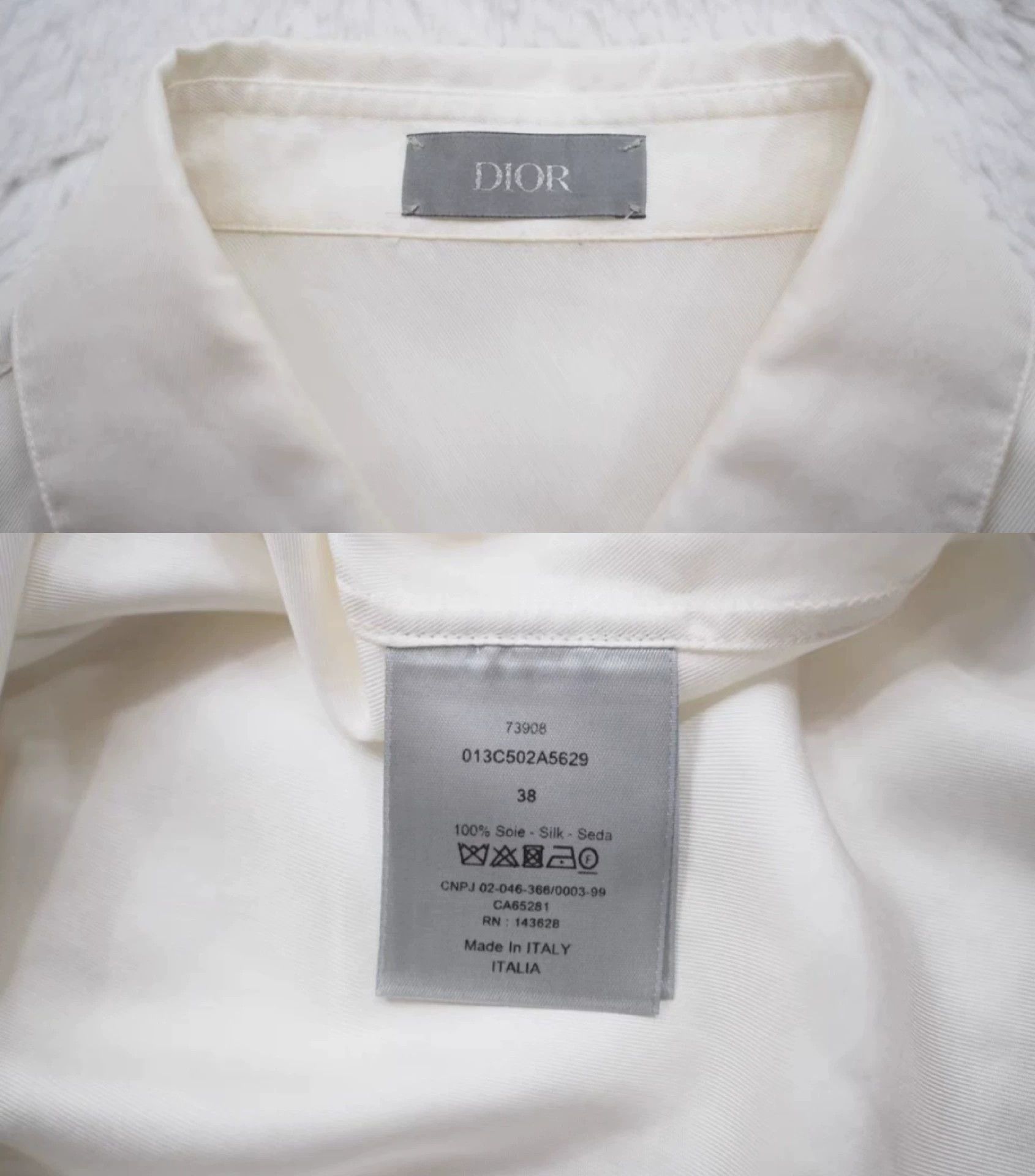 Dior 22FW runway style #Dior Cody's Illusion Silk Shirt Size 38 Size US S / EU 44-46 / 1 - 5 Thumbnail