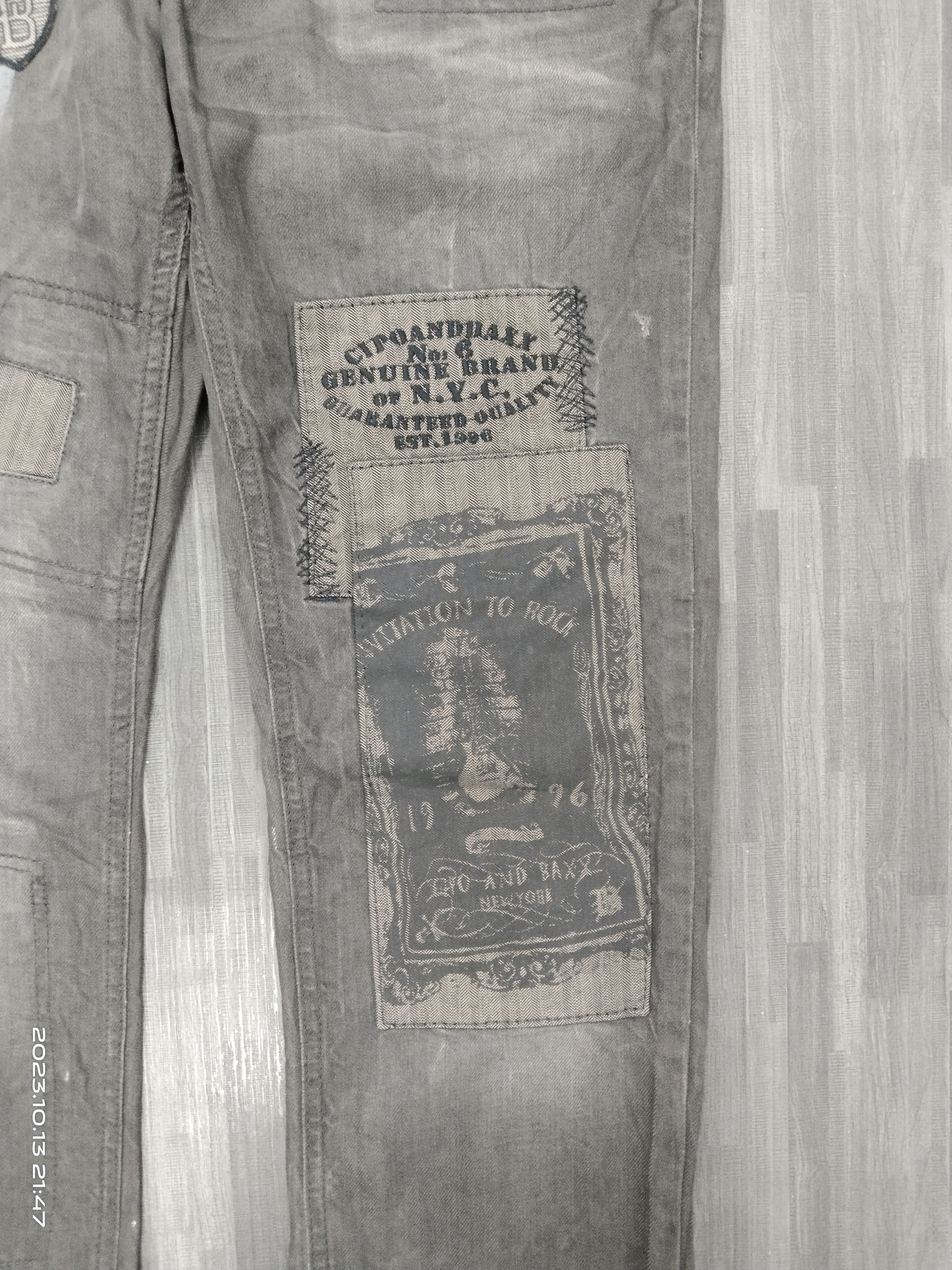 Other SICK PACTHWORK CIPO&BAXX DENIM PANTS Size US 33 - 4 Thumbnail