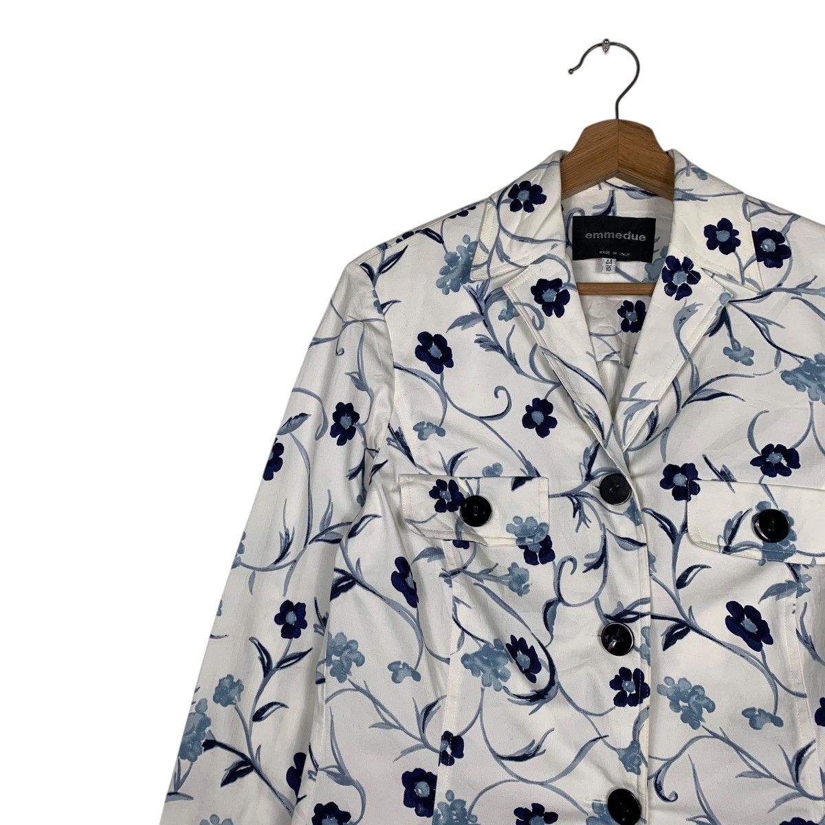 Other Nice Flower Design Emmedue Jacket Made In Italy Size M / US 6-8 / IT 42-44 - 6 Thumbnail