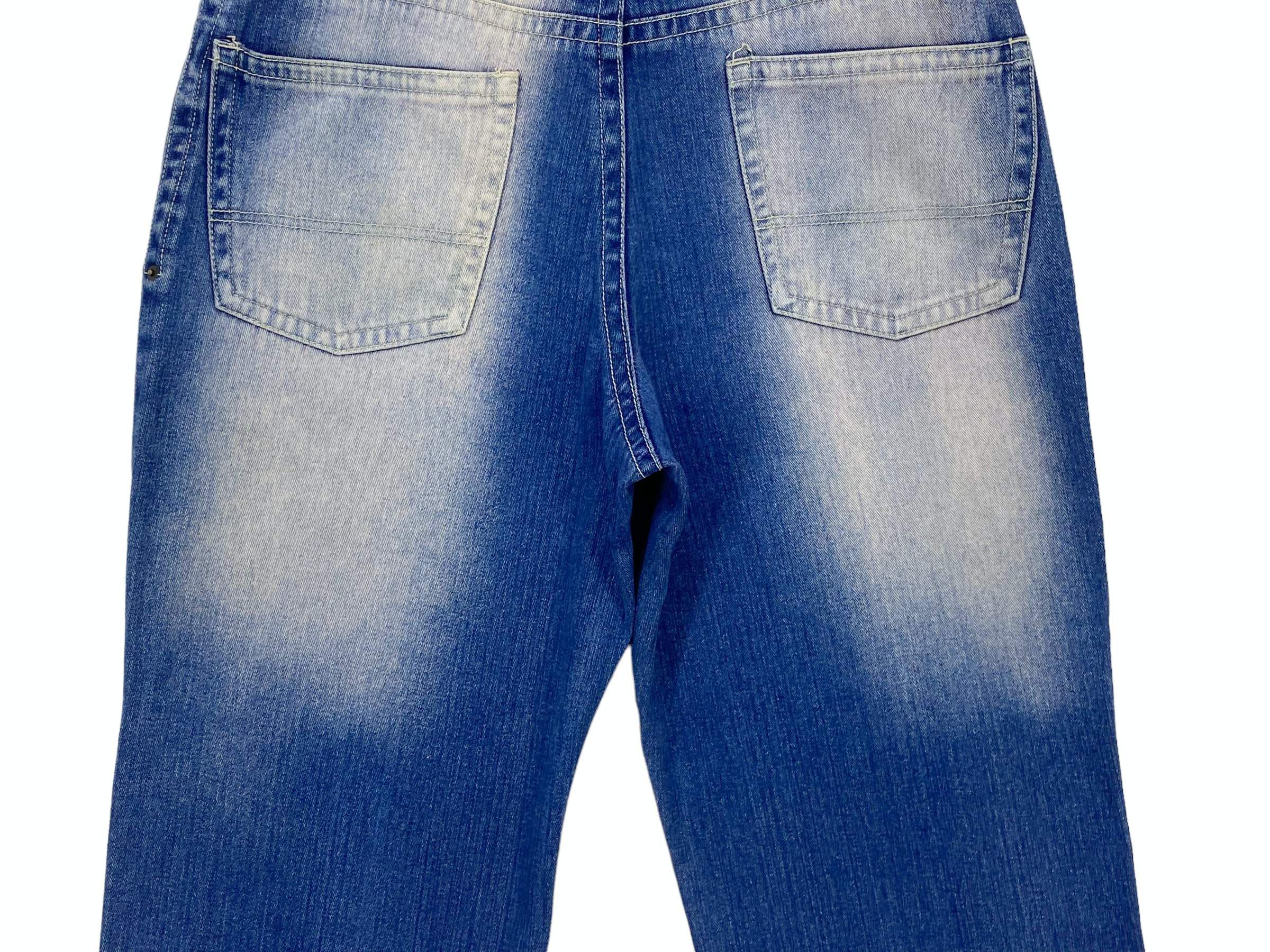 Japanese Brand Raw Blue Baggy Jeans Jeans Hip Hop Denim Size US 38 / EU 54 - 7 Thumbnail