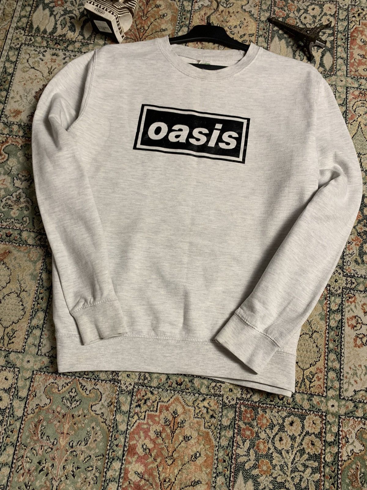 Band Tees × Vintage Vintage OASIS Band Rock navy boxy logo fit Merch Size US M / EU 48-50 / 2 - 3 Thumbnail